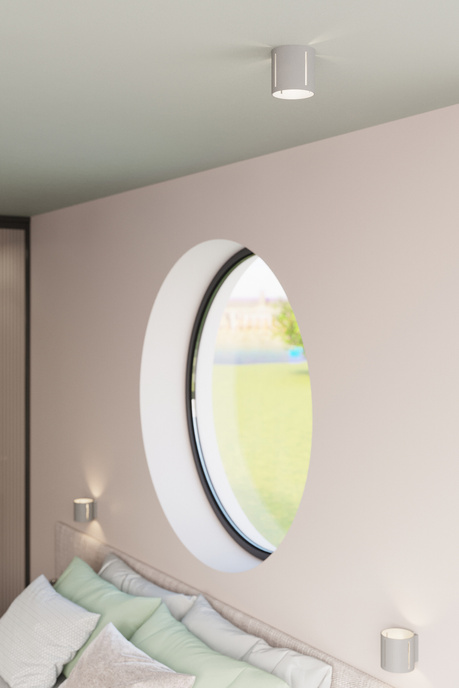 Kinkiet INEZ szary + 1x Żarówka LED G9 4000K Zimna 4,5W 530lm