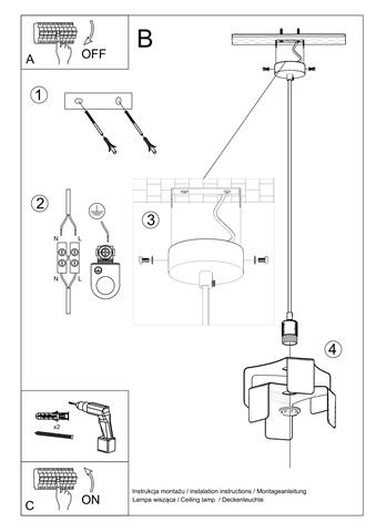 Lampa wisząca TULIP biały + 1x Żarówka LED E27 4000K Zimna 7,5W 650lm