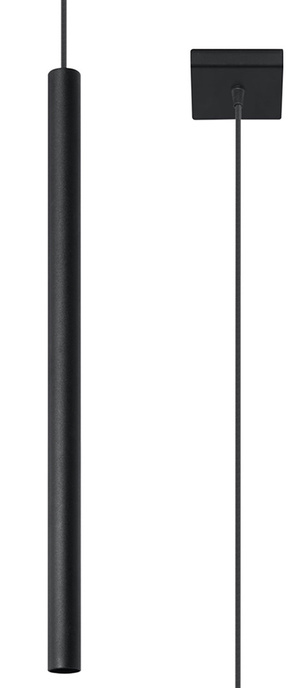 Lampa wisząca PASTELO 1 czarna + 1x Żarówka LED G9 3000K Ciepła 4,5W 510lm