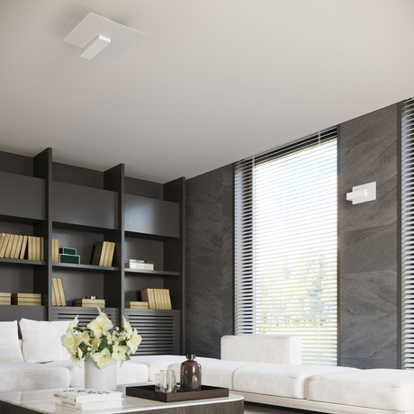 Kinkiet LAPPO biały + 1x Żarówka LED E14 3000K Ciepła 7,5W 620lm