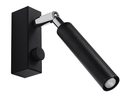 Kinkiet EYETECH 1 czarny + 1x Żarówka LED G9 3000K Ciepła 3W 192lm