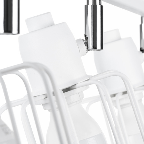 Plafon BELUCI 3 biały + 3x Żarówka LED E14 3000K Ciepła 7,5W 620lm