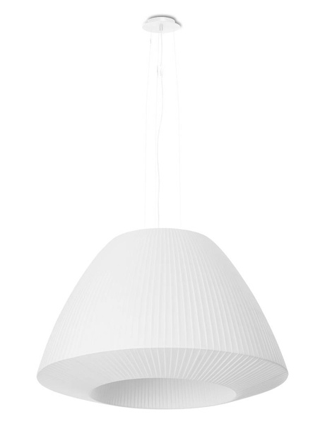 Żyrandol BELLA 60 biała + 3x Żarówka LED E27 4000K Zimna 7,5W 650lm