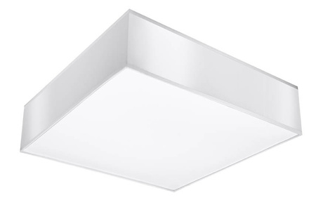 Plafon sufitowy HORUS 55 BIAŁY + 4x Żarówka LED E27 3000K Ciepła 7,5W 620lm