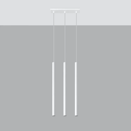 Lampa wisząca PASTELO 3 biała