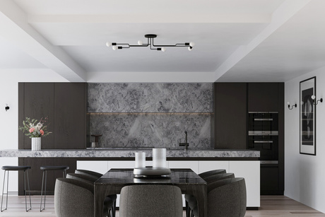 Kinkiet VECTOR czarny + 1X Żarówka LED E27 3000K 7W 760lm