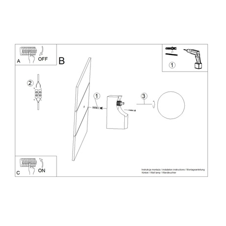 Kinkiet BULBO naturalne drewno + 1x Żarówka LED G9 3000K Ciepła 4,5W 450lm
