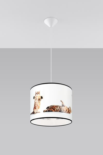 Lampa wisząca KOTY 30 + 1x Żarówka LED E27 4000K Zimna 7,5W 650lm