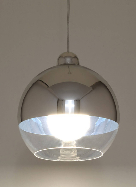 Lampa wisząca COSMO 25 chrom + 1x Żarówka LED E27 3000K Ciepła 7,5W 620lm