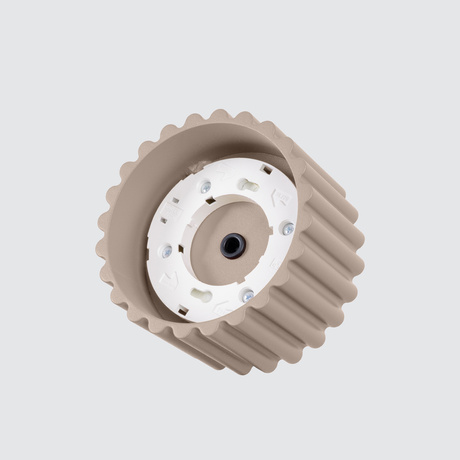 Plafon AURA 1 taupe Gx53 + 1X Żarówka LED GX53 3000K 8W 720lm