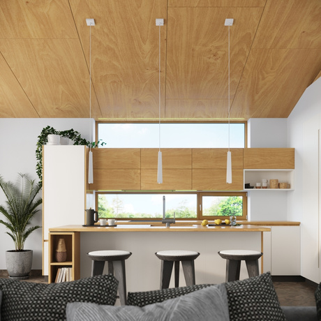 Lampa wisząca PRYSM 3L biała + 3x Żarówka LED G9 4000K Zimna 4,5W 460lm