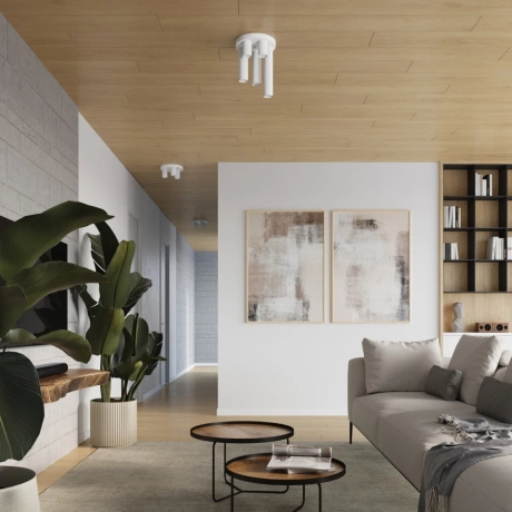 Plafon LAGOS 3P biały