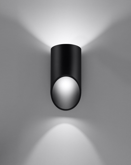 Kinkiet PENNE 20 czarny + 1x Żarówka LED G9 4000K Zimna 4,5W 530lm