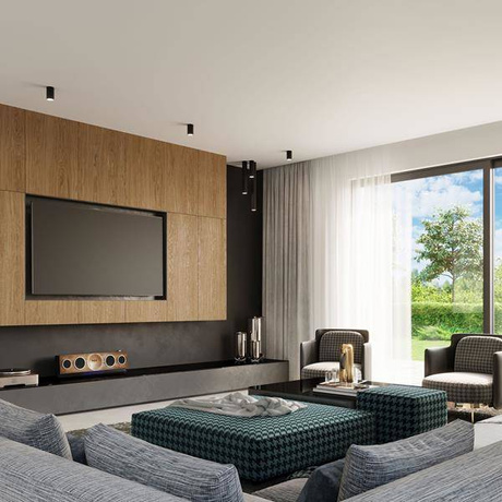 Plafon LAGOS 10 czarny + 1x Żarówka LED GU-10 4000K Zimna 7W 630lm