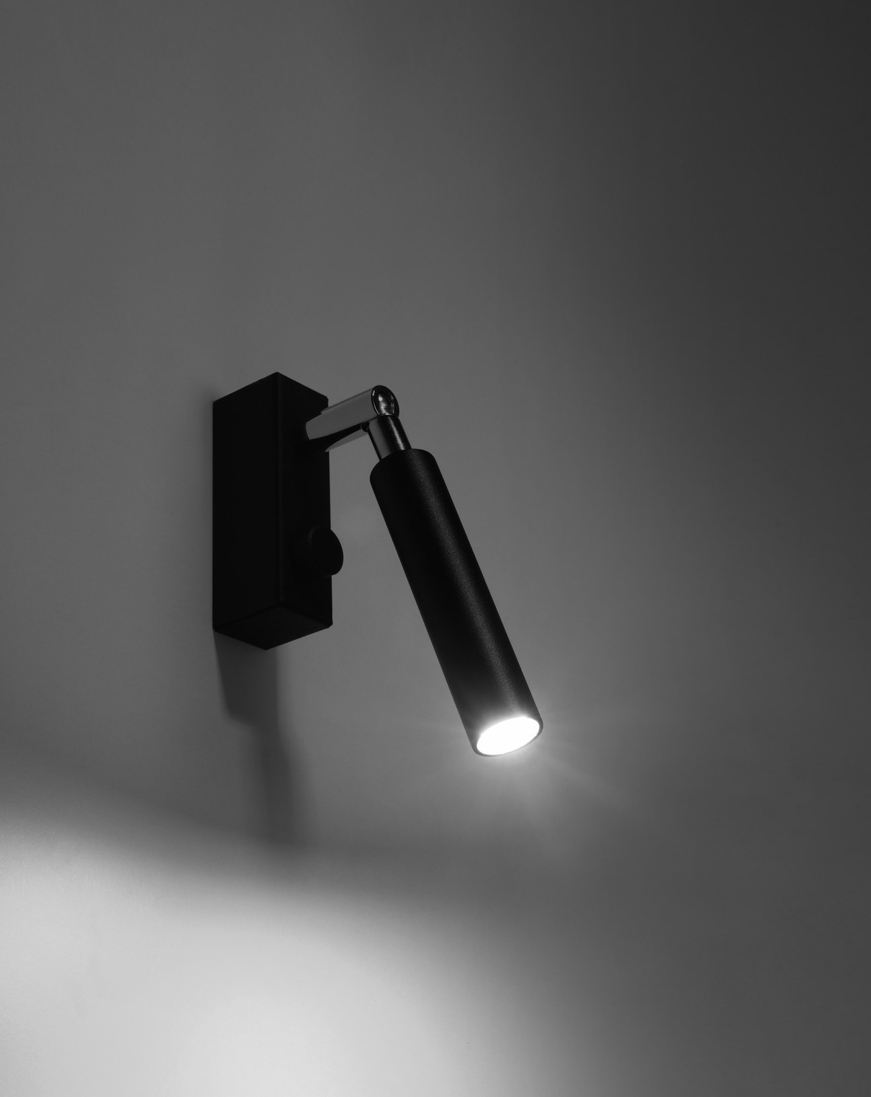 Kinkiet EYETECH 1 czarny + 1x Żarówka LED G9 4000K Zimna 4,5W 530lm