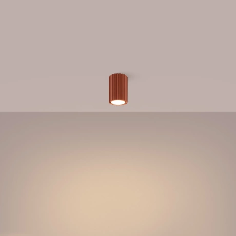 Plafon KARBON 10 ochra czerwona