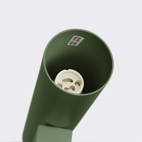 Kinkiet LAGOS 2 zielony oliwkowy + 2x Żarówka LED GU-10 4000K Zimna 7W 530lm