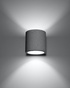 Kinkiet ORBIS beton + 1x Żarówka LED G9 3000K 3W 316lm