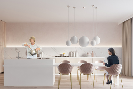 Lampa wisząca UGO 20 chrom + 1x Żarówka LED E27 4000K Zimna 7,5W 650lm