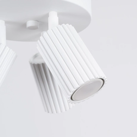 Plafon KARBON 3P biały