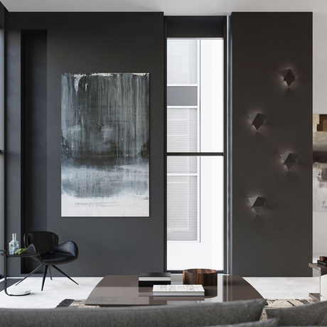 Kinkiet SOLIDO czarny + 1x Żarówka LED G9 4000K Zimna 4,5W 530lm