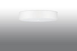 Plafon SKALA 70 biały + 6x Żarówka LED E27 3000K Ciepła 7,5W 620lm