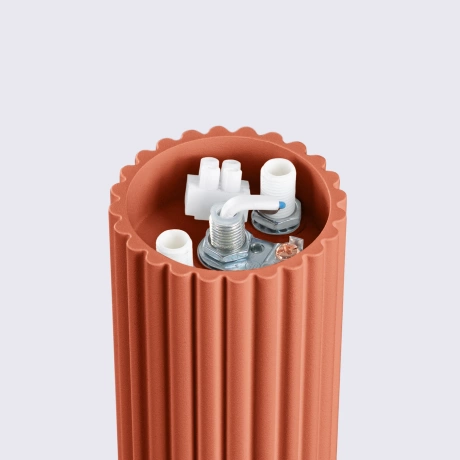 Plafon HALO ochra czerwona IP44