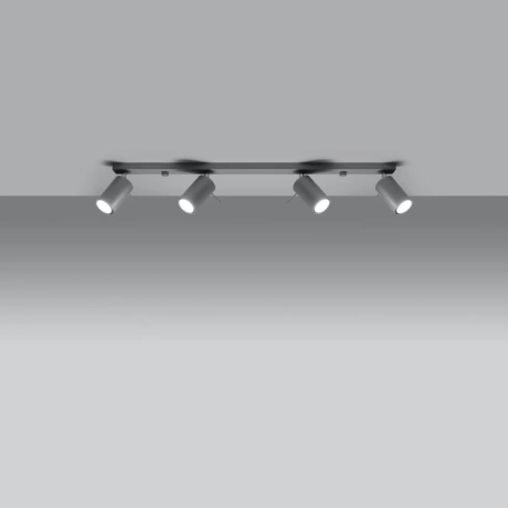 Plafon RING 4L Szary