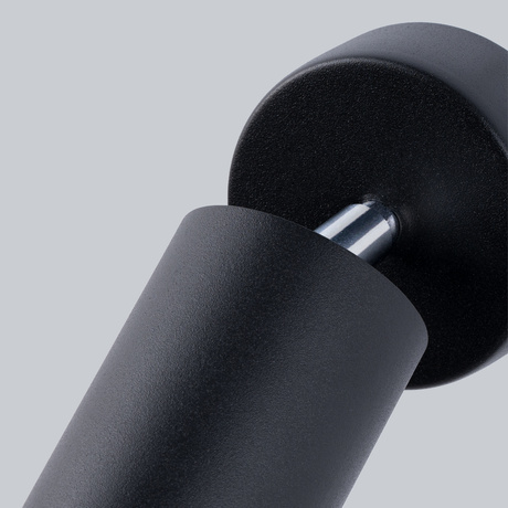 Kinkiet LEMMI 1 czarny + 1x Żarówka LED GU-10 4000K Zimna 7W 530lm