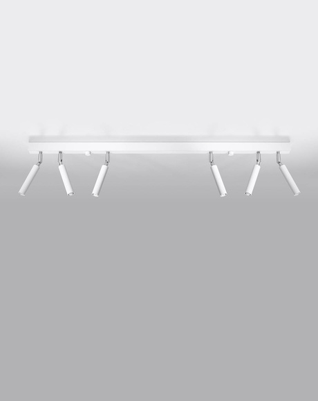 Plafon EYETECH 6 biała + 6x Żarówka LED G9 3000K Ciepła 4,5W 510lm