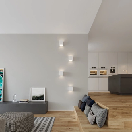 Kinkiet ceramiczny LEO biała