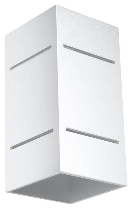 Kinkiet BLOCCO biały + 1x Żarówka LED G9 3000K Ciepła 4,5W 510lm