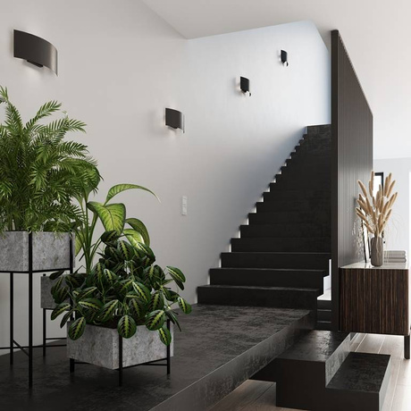 Kinkiet MAGNUS czarny + 2x Żarówka LED G9 4000K Zimna 4,5W 530lm