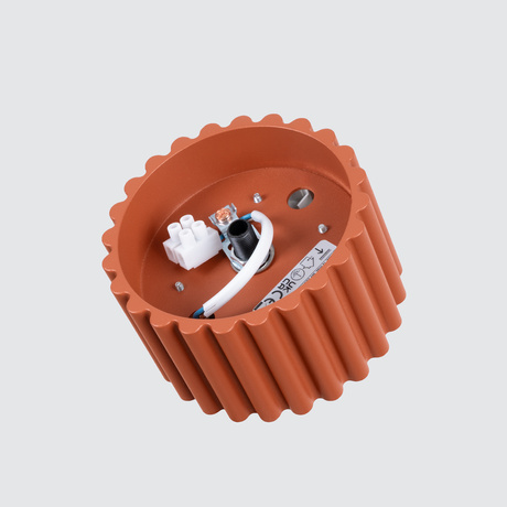 Plafon AURA 1 ochra czerwona Gx53 + 1X Żarówka LED GX53 3000K 8W 720lm