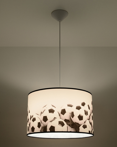 Lampa wisząca PIŁKA B 40 + 1x Żarówka LED E27 4000K Zimna 7,5W 650lm