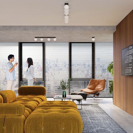 Plafon YOLI 2 czarny + 2x Żarówka LED G9 4000K Zimna 4,5W 460lm