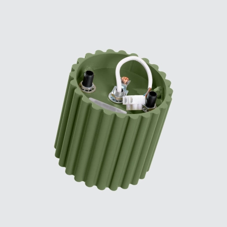 Plafon AURA 1 zielony oliwkowy GU10