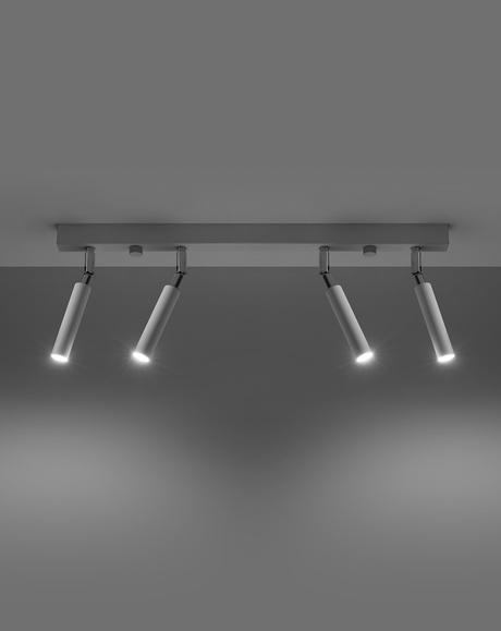 Plafon EYETECH 4 biały + 4x Żarówka LED G9 3000K Ciepła 4,5W 510lm