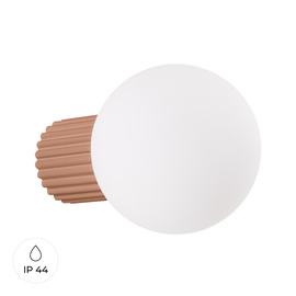 Kinkiet HALO mocca IP44 + 1X Żarówka LED G9 3000K Ciepła 4,5W 450lm