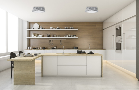 Plafon HEXA 45 CEKIN + 3x Żarówka LED E27 4000K Zimna 7,5W 650lm