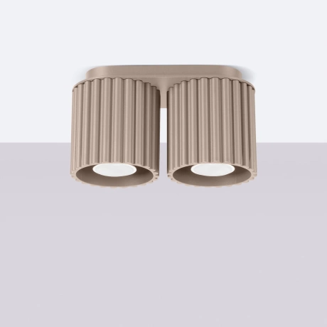 Plafon AURA 2 taupe GU10
