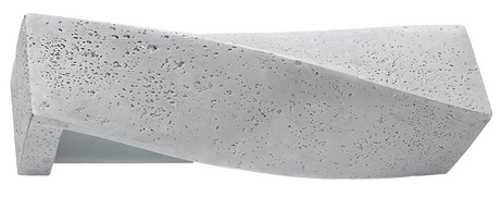 Kinkiet SIGMA beton + 2x Żarówka LED E27 3000K Ciepła 7,5W 620lm