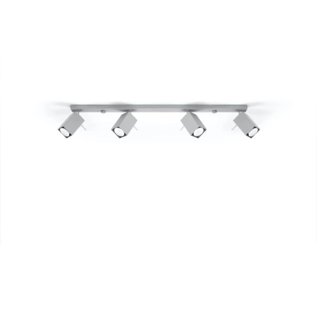 Plafon MERIDA 4L szary