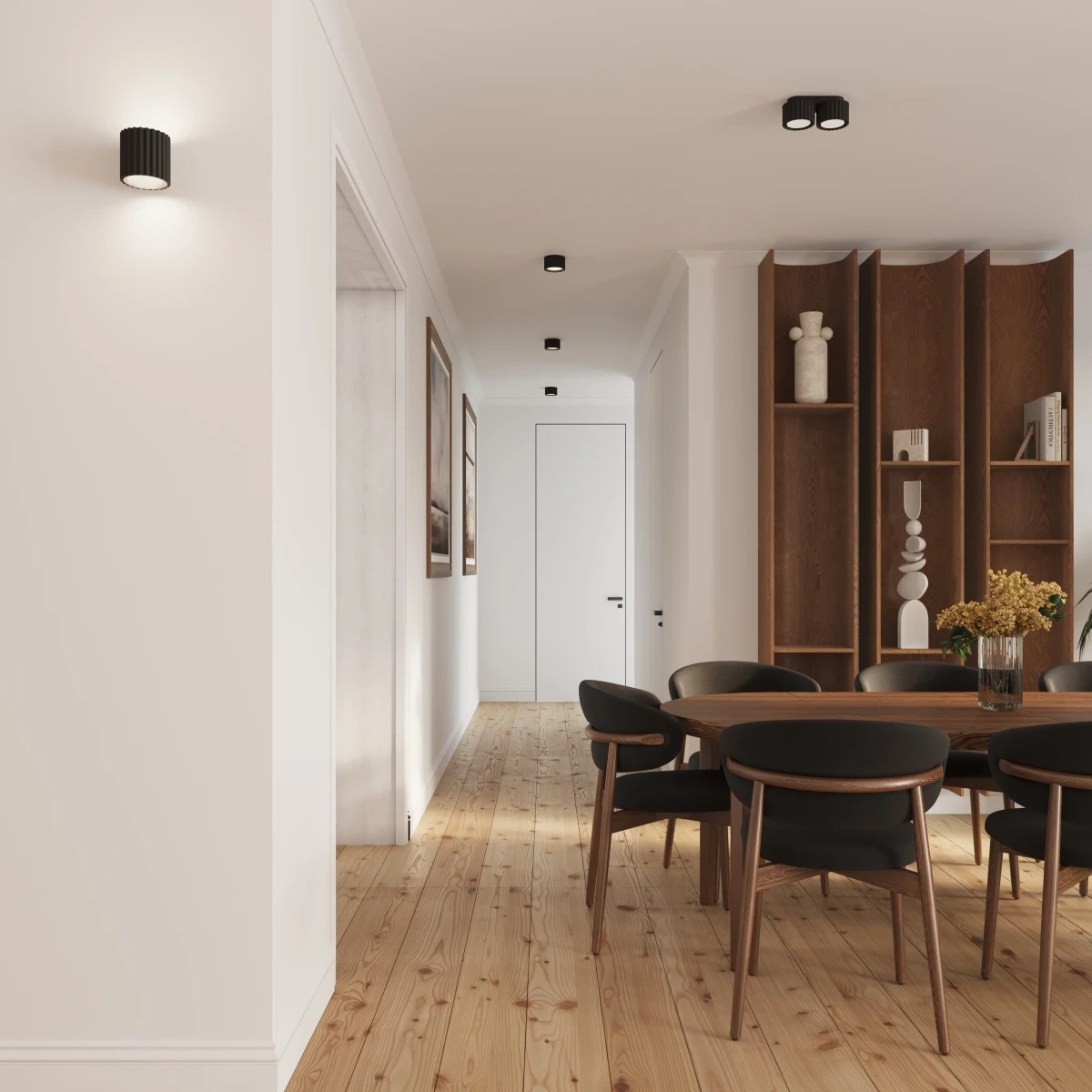 Plafon AURA 2 czarny Gx53