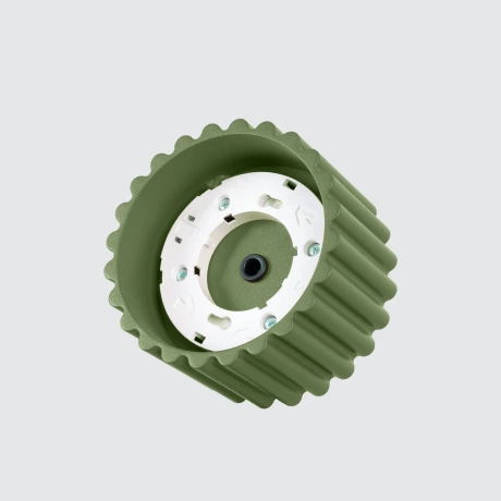 Plafon AURA 1 zielony oliwkowy Gx53