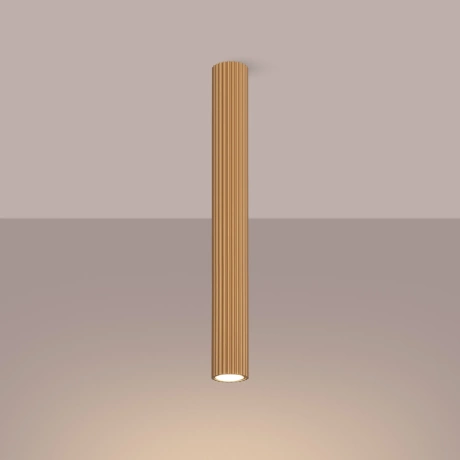 Plafon KARBON 60 złoty