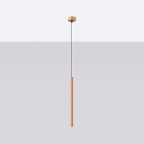 Lampa wisząca ARCHE 1 złota + 1x Żarówka LED G9 4000K Zimna 3W 204lm