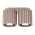 Plafon AURA 2 taupe GU10