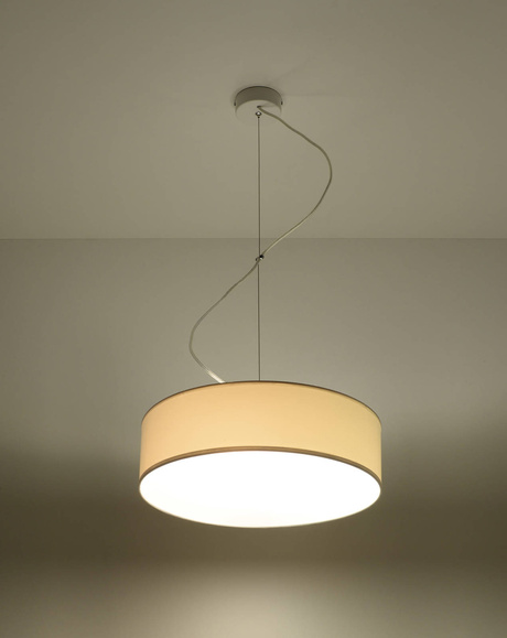 Lampa wisząca ARENA 35 BIAŁA + 2x Żarówka LED E27 4000K Zimna 7,5W 650lm