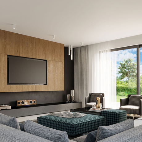 Plafon LAGOS 30 biały + 1x Żarówka LED GU-10 4000K Zimna 7W 630lm